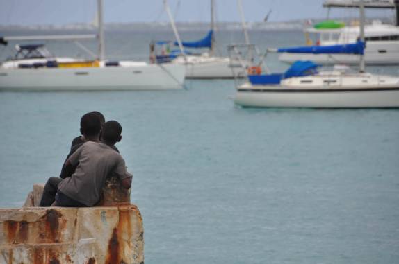 Praia de Grand Case, em Saint Martin, no Caribe
